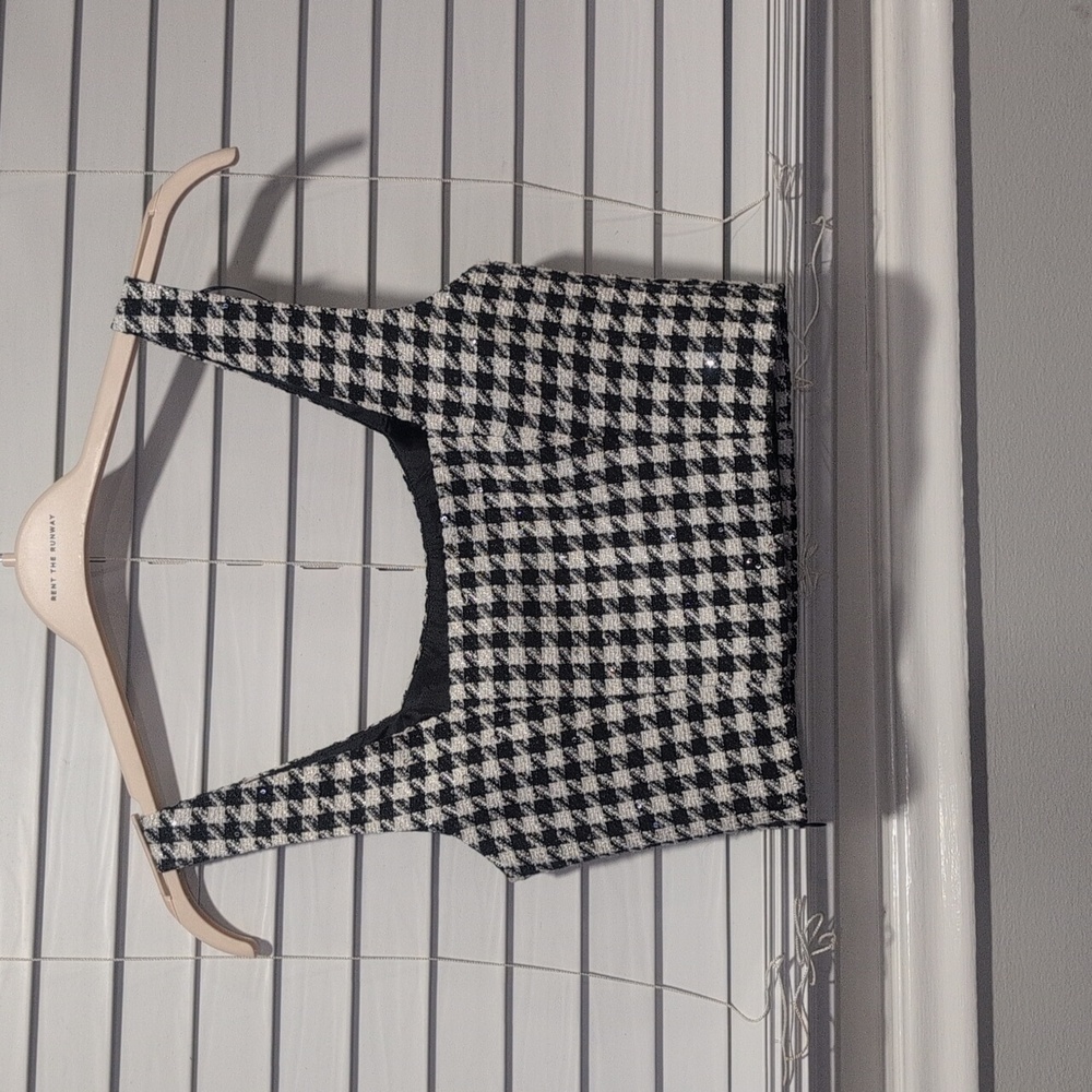 NWT JASON WU Hounds tooth Crop